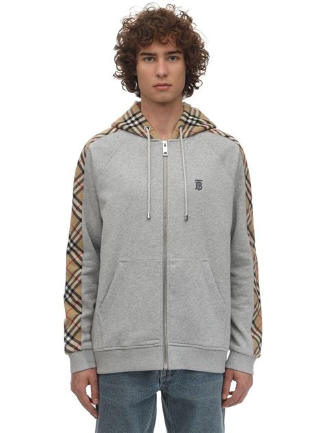 burberry zip up grey|Burberry hoodie cheap.